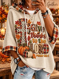 Women's Thanksgiving Faith Casual Sweatshirt