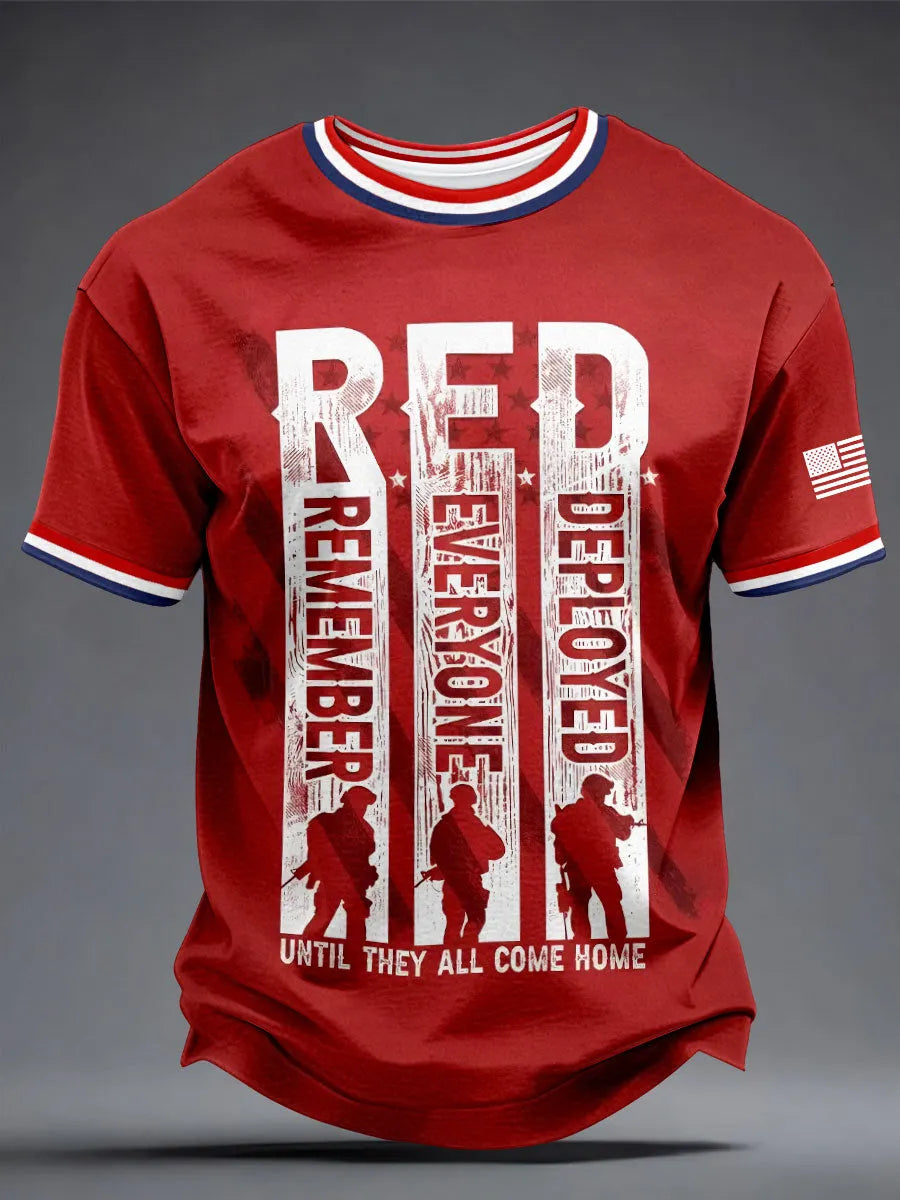 Men's "I wear red on Friday until they all come home" T-shirts