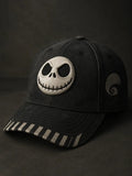 Halloween print retro print baseball cap