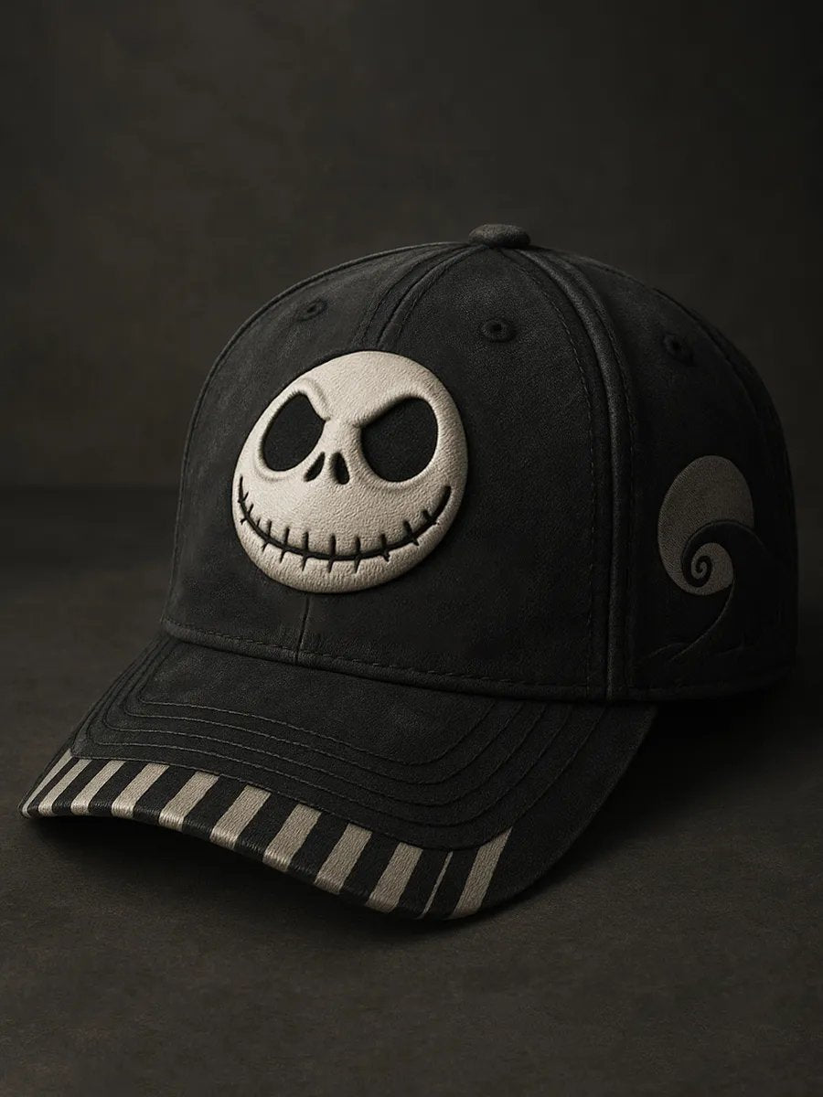 Halloween print retro print baseball cap