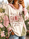 Women's Faith-Themed Casual Hoodie