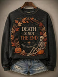 Women's Casual Halloween Print Sweatshirt