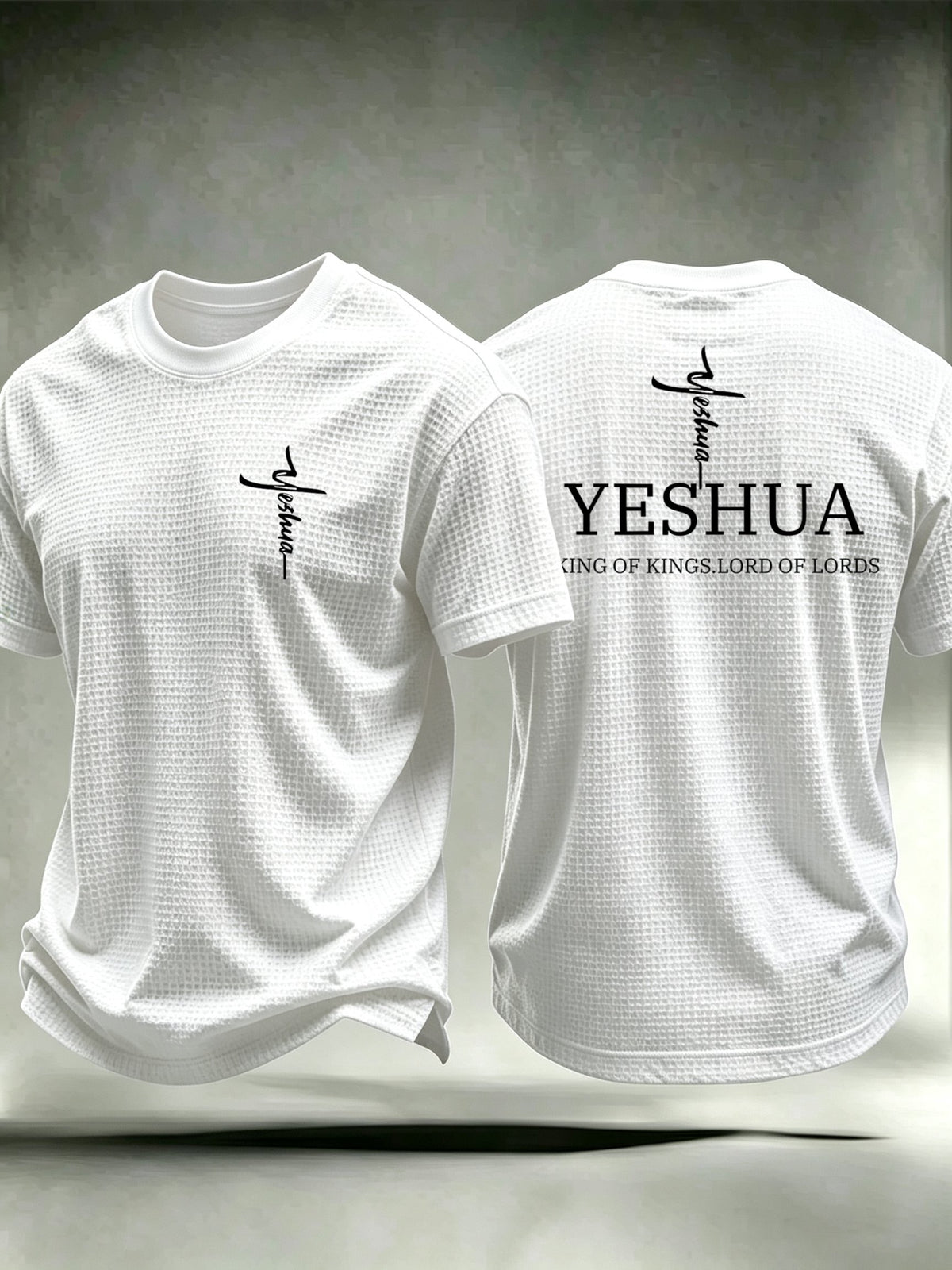 Men's  “Faith” waffle knit T-shirts