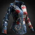 Women's US 250th Anniversary Casual Shirt