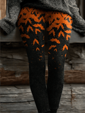 Women's Retro Halloween Print Leggings