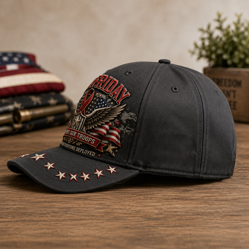 Red Friday Art Print Baseball Cap