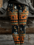 Women's Retro Halloween Print Leggings