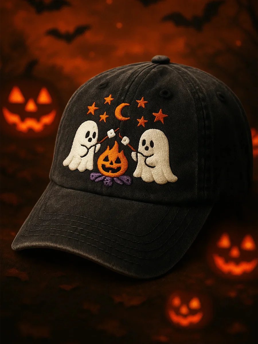 Halloween Print Baseball Cap