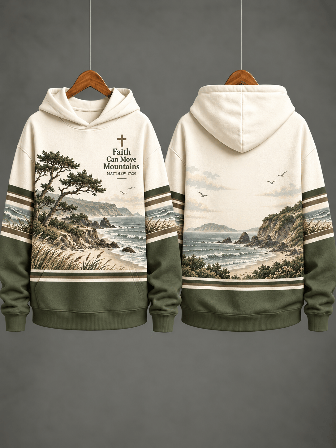 Women's Casual Faith Print Sweatshirt