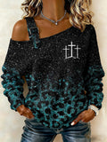 Women'S Casual Western-Style Printed Top