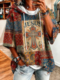 Women's Retro Jesus Hoodie