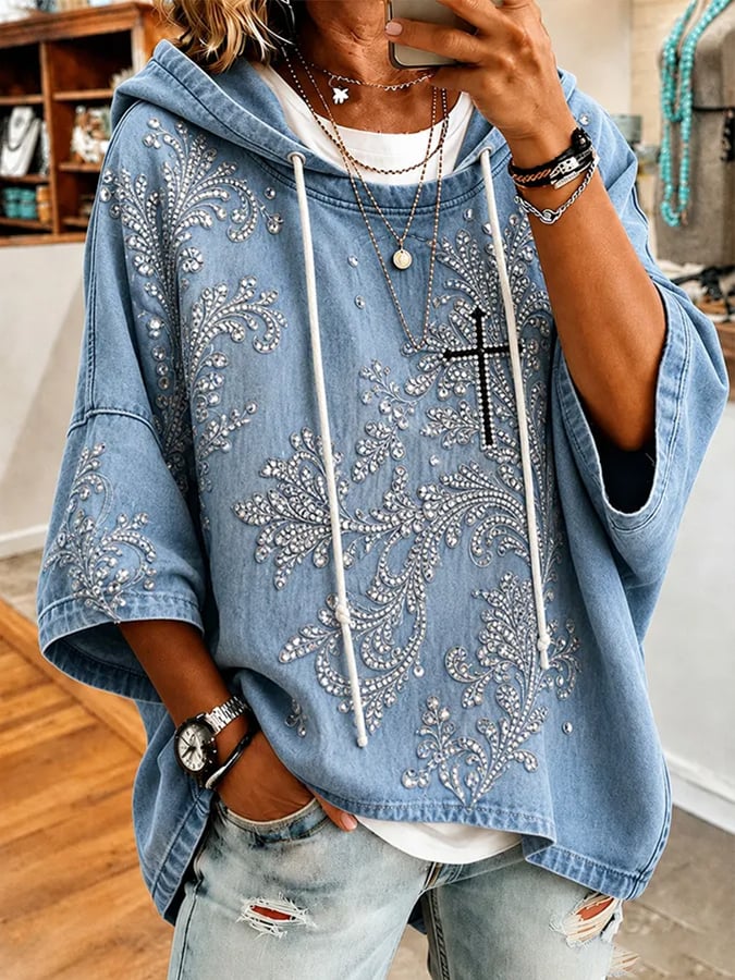 Women's Faith Print Top