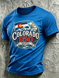 Men's Colorado 150years Anniversary Casual T-shirt