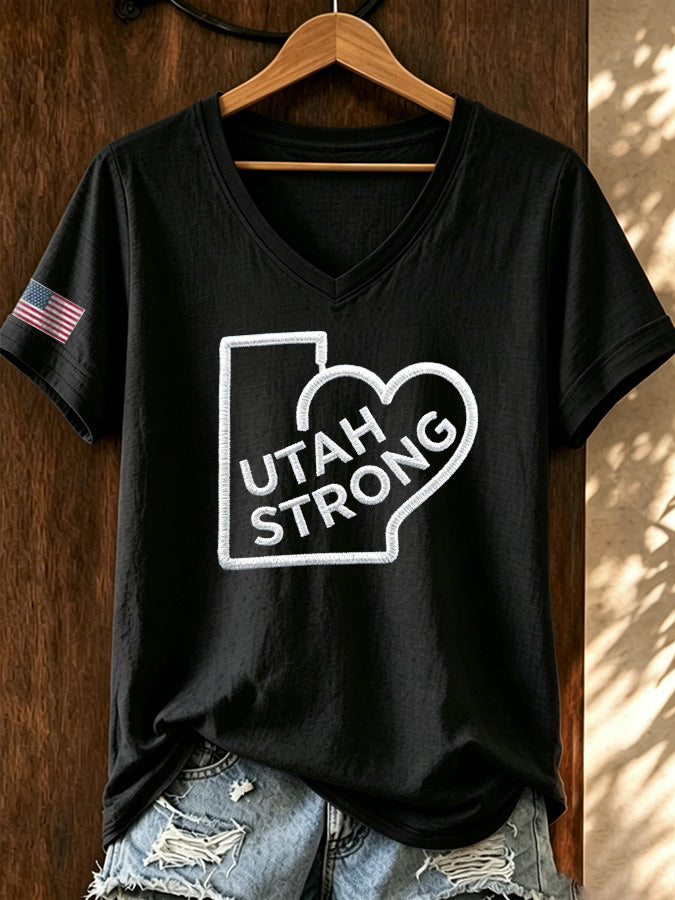 Retro Utah Strong Utah Wildfire Prayer T-Shirt