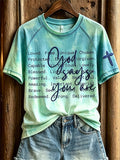Women's Faith  Printed Casual T-Shirt