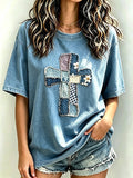 Women's   Faith  Print Top