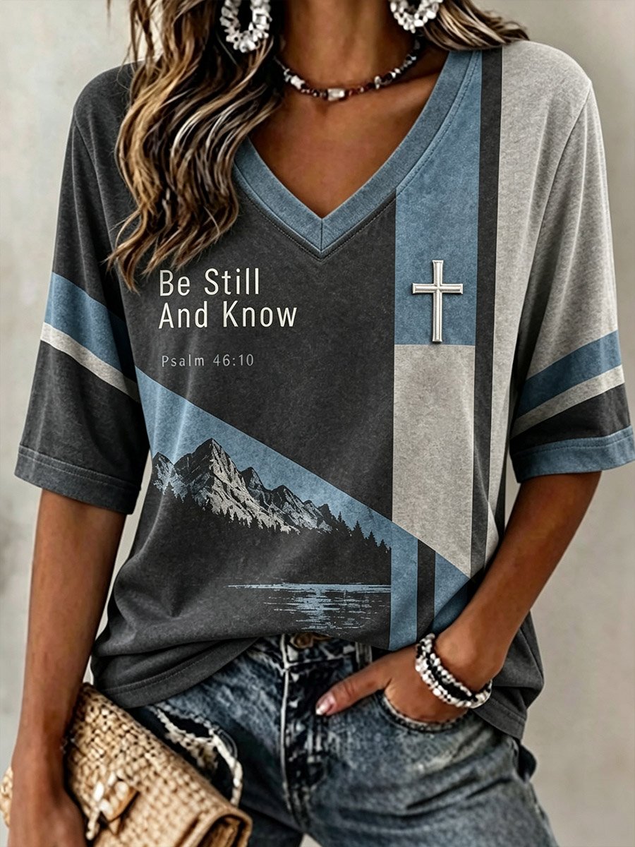 Women's Be Still And Know T-shirt
