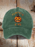 Men's and women's casual Halloween printed hats