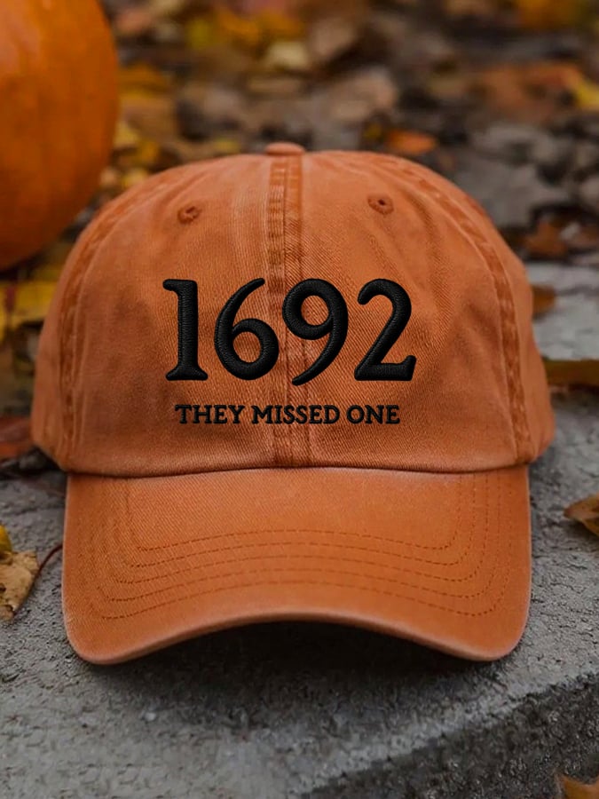Unisex 1692 They Missed One Baseball Cap