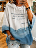 Women's Casual "Faith" Print Top