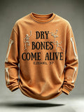 Men's Halloween Printed Long-Sleeve T-Shirt
