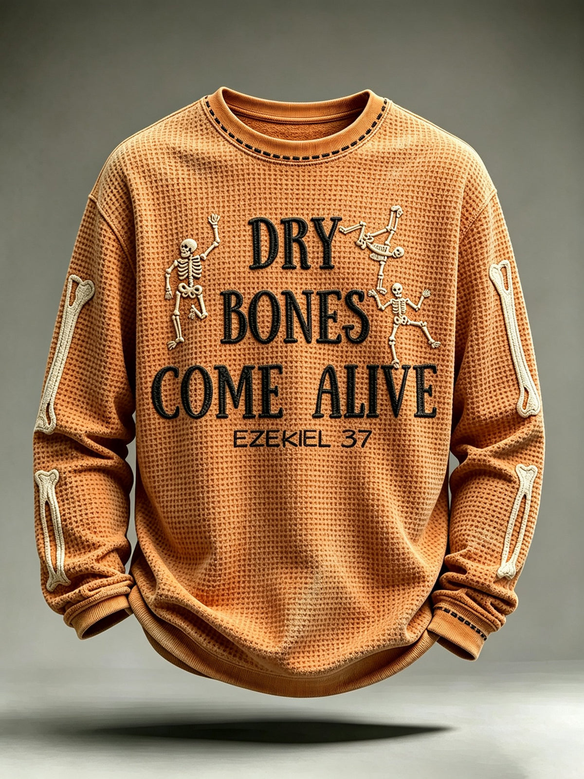 Men's Halloween Printed Long-Sleeve T-Shirt