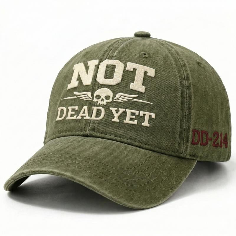 NOT DEAD YET Veteran Dad Hat